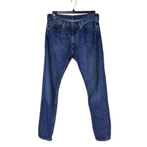 Vintage Levis 502 Mens Jeans Size 33 2000s Classic Fit‎ Blue Denim Y2K Essential